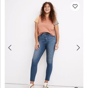 Madewell Curvy High-rise Skinny Crop jeans